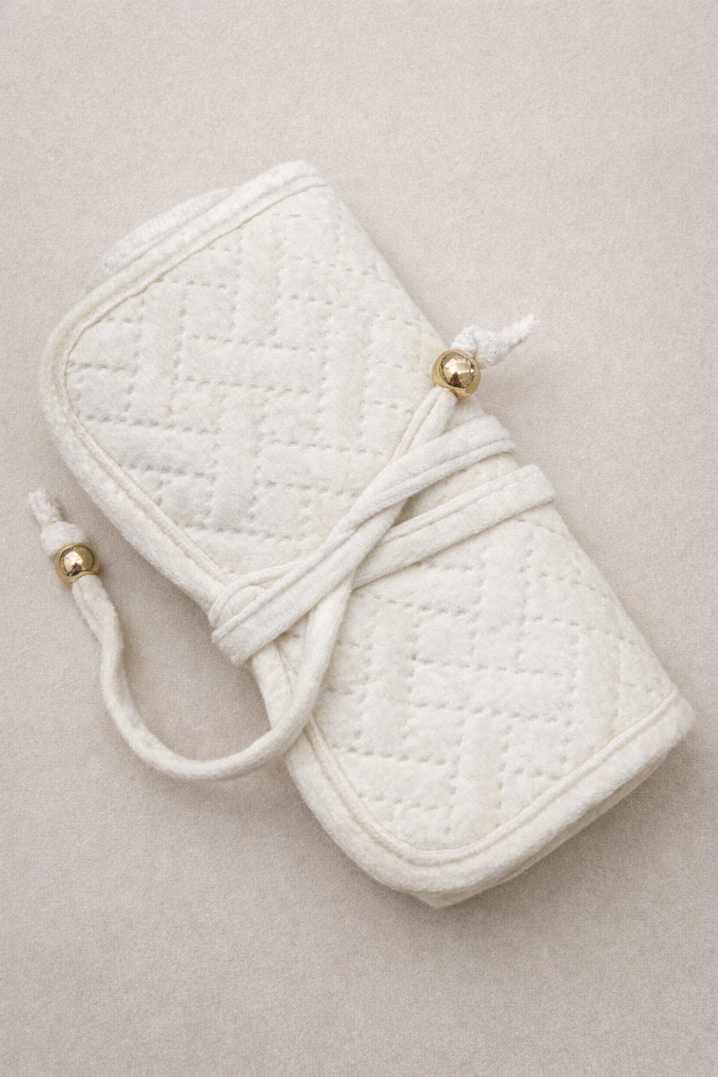 Quilted Favorite Things Jewelry Organizer - Off White — Accents Boutique, Marble Falls TX
