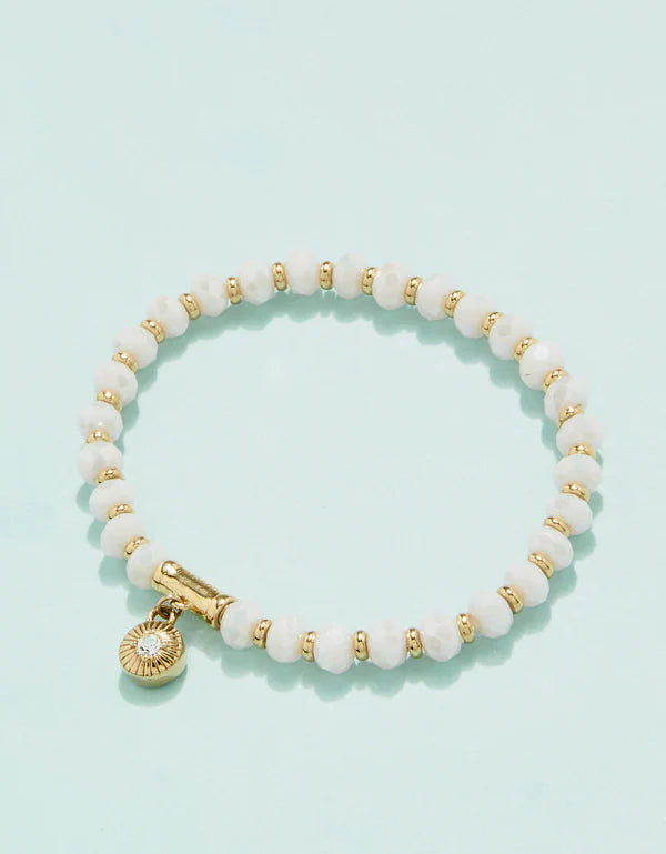 Spartina Alljoy Stretch Bracelet Cream 6mm