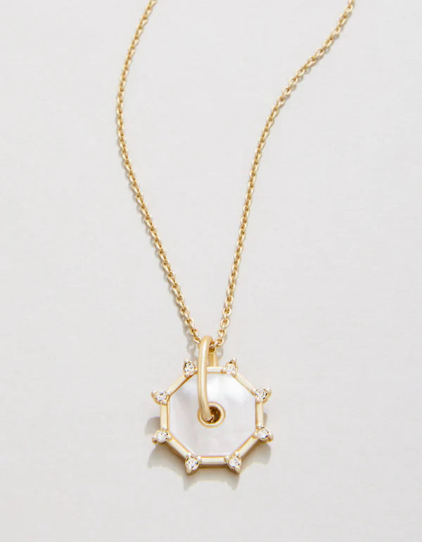 Spartina Going Places Necklace 18" Mother-of-Pearl
