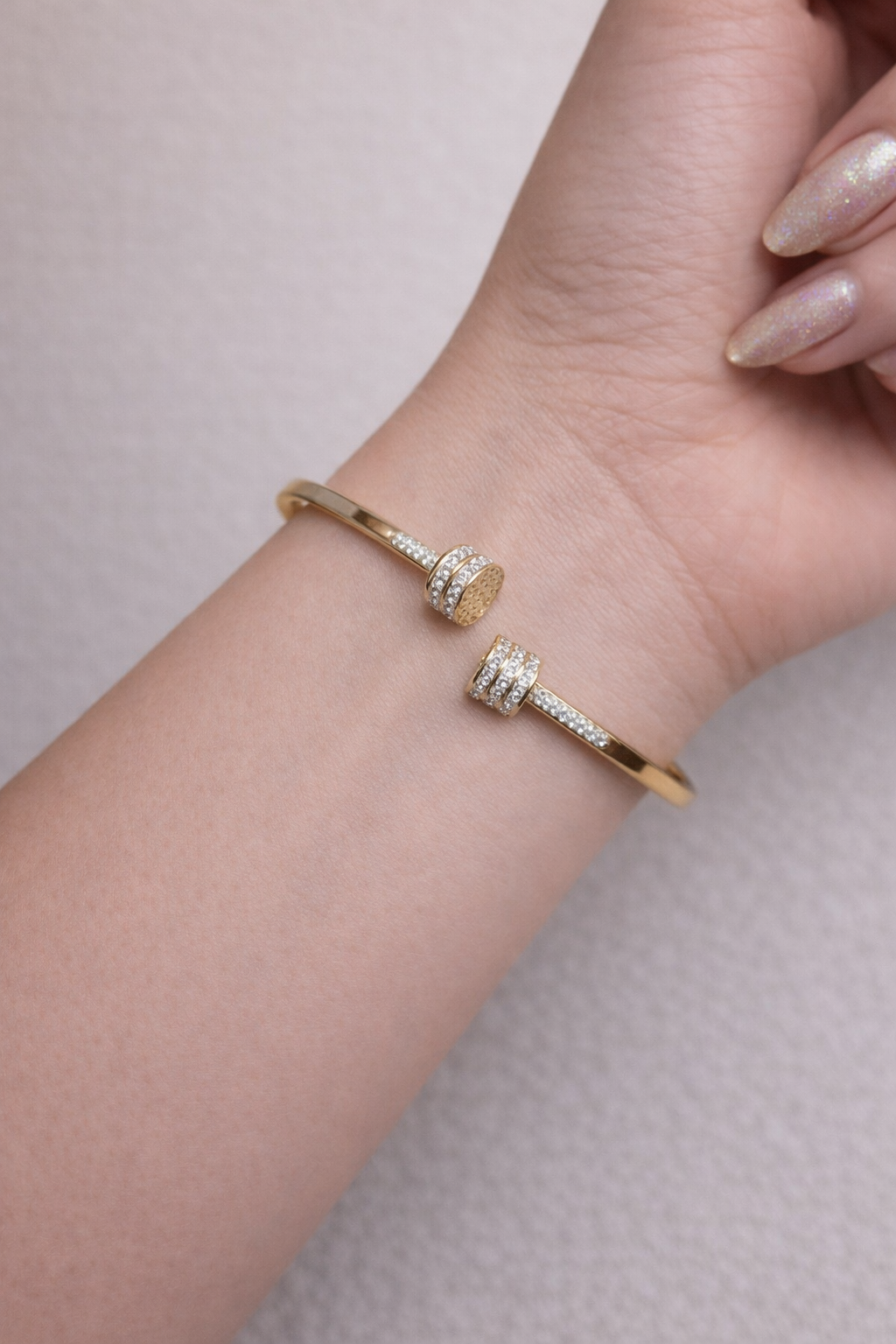 Crystal CZ Clasp Bracelet