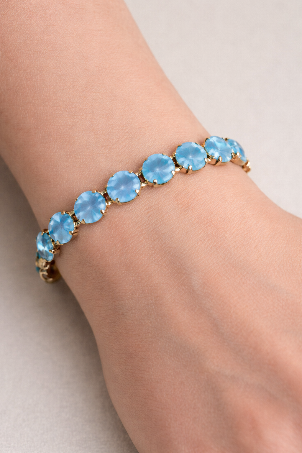 Tova Croatia Bracelet - Aquamarine Matte