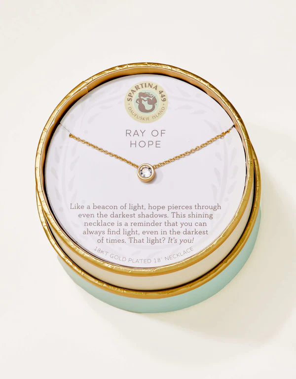 Spartina Necklace 18" Ray of Hope/Gem
