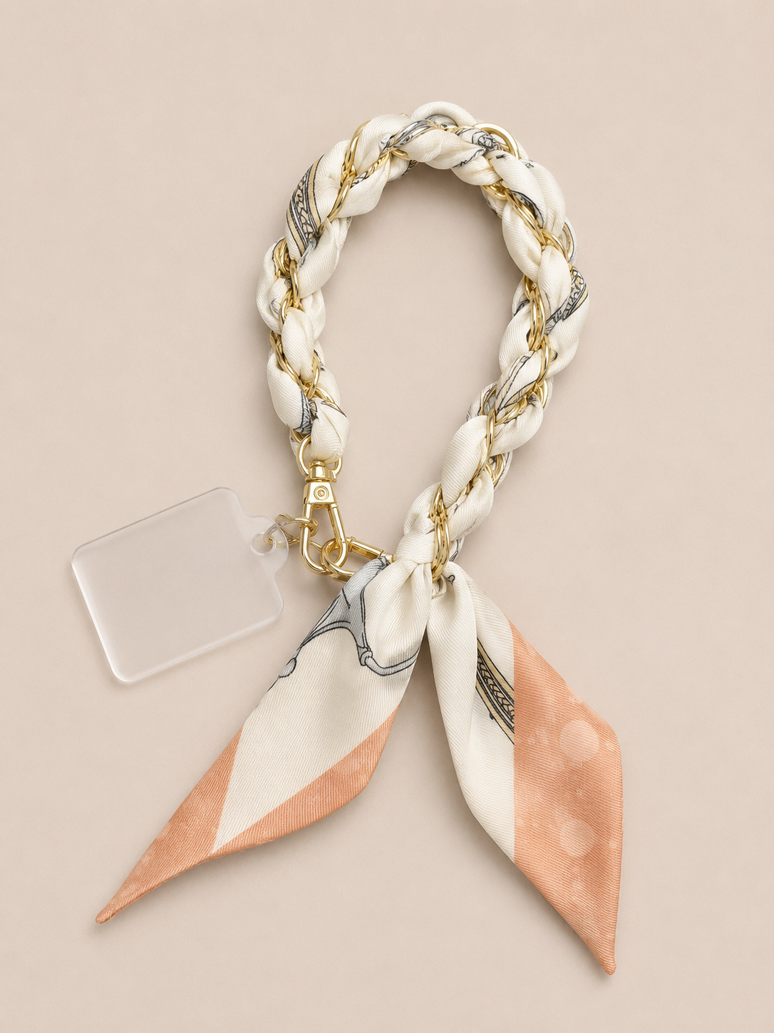 Scarf Chain Bag Tag/Phone Holder