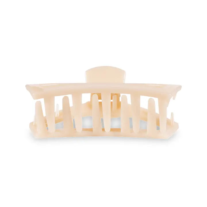 Open Hair Clip | Small | Almond Beige