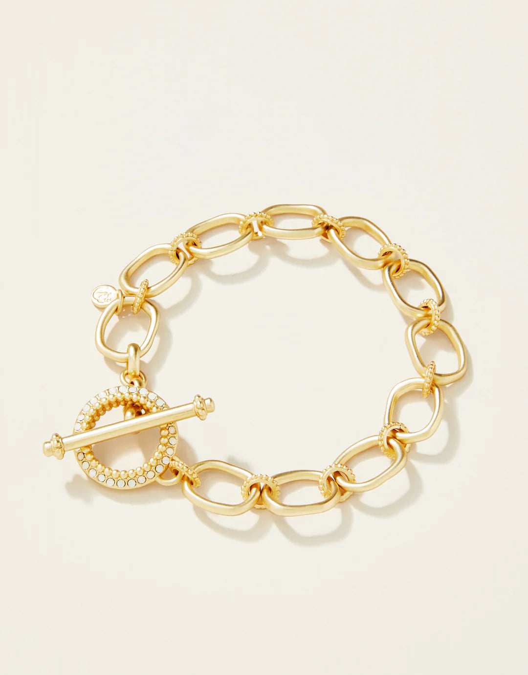 Spartina Cristal Aura Toggle Bracelet White Opal