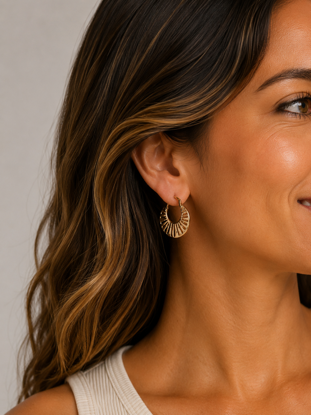 Gold Hoop Earrings