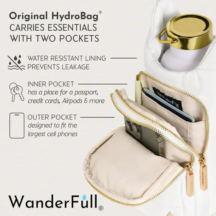 Wanderfull Ivory Vegan Leather Hydrobag — view 3