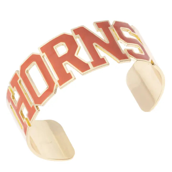 Canvas Texas Longhorns Varsity Outline Cuff