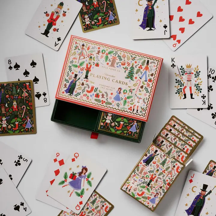 Holly Jolly Nutcracker Playing Card Set