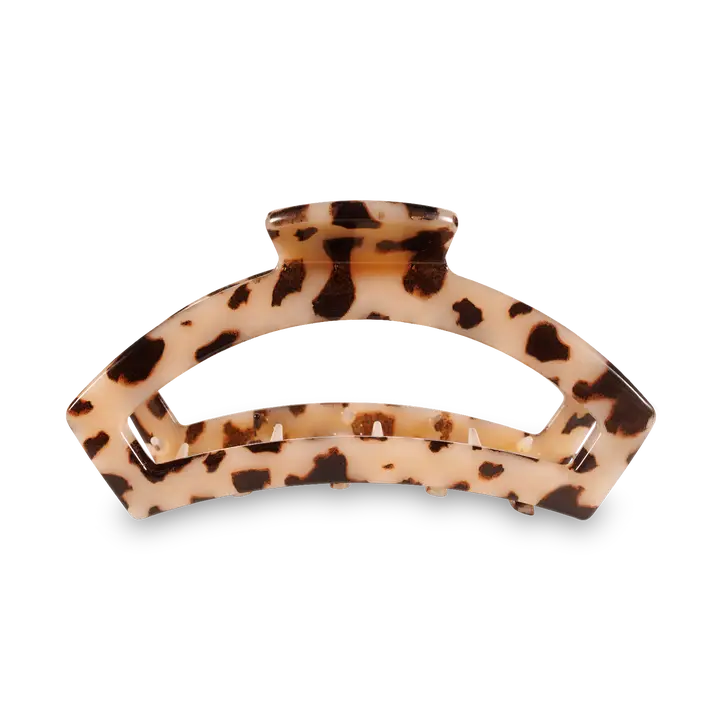 Open Hair Clip | Small | Blonde Tortoise