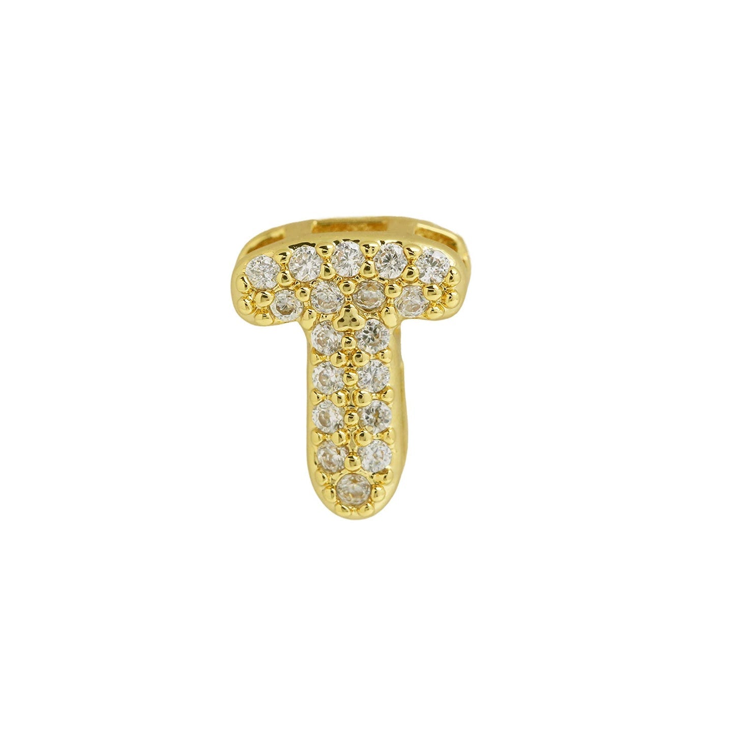 Bling Small Necklace Initial Charm