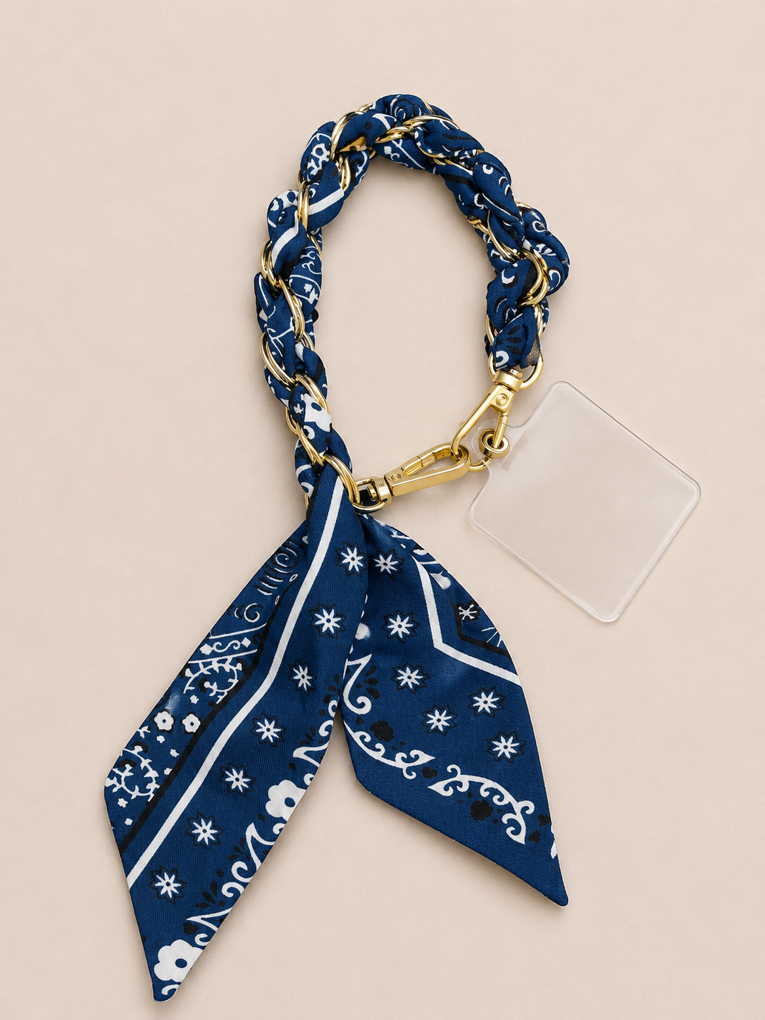 Scarf Chain Bag Tag/Phone Holder