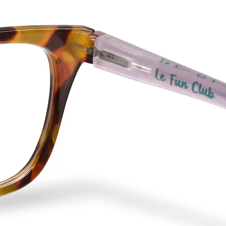 Peepers Le Fun Club Blue Light Glasses - Tortoise/Pink