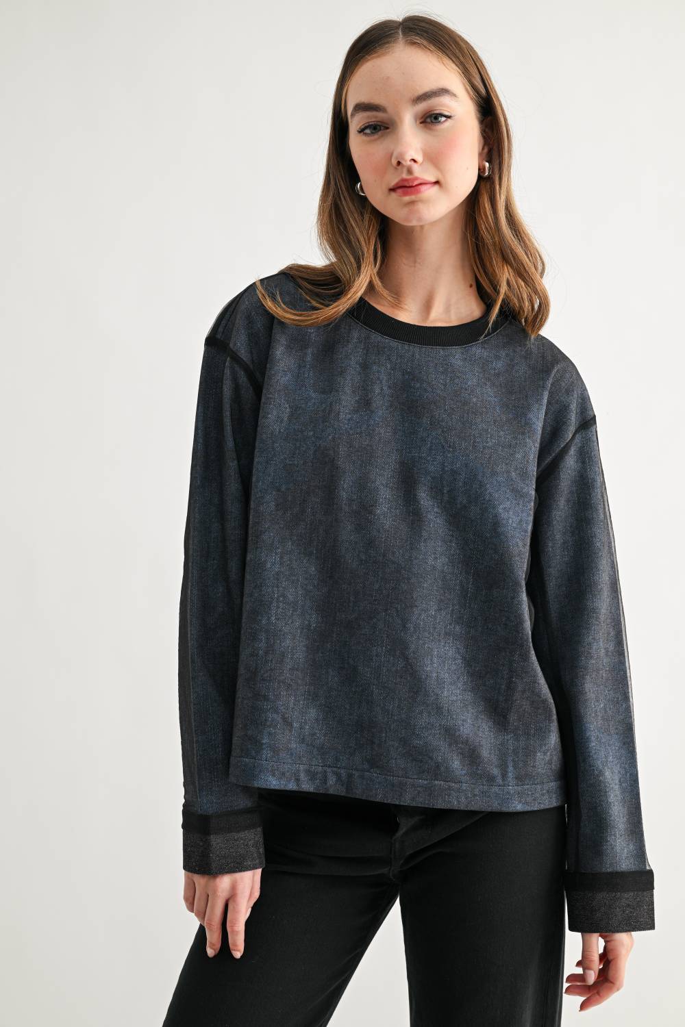 Navy Kalila Top
