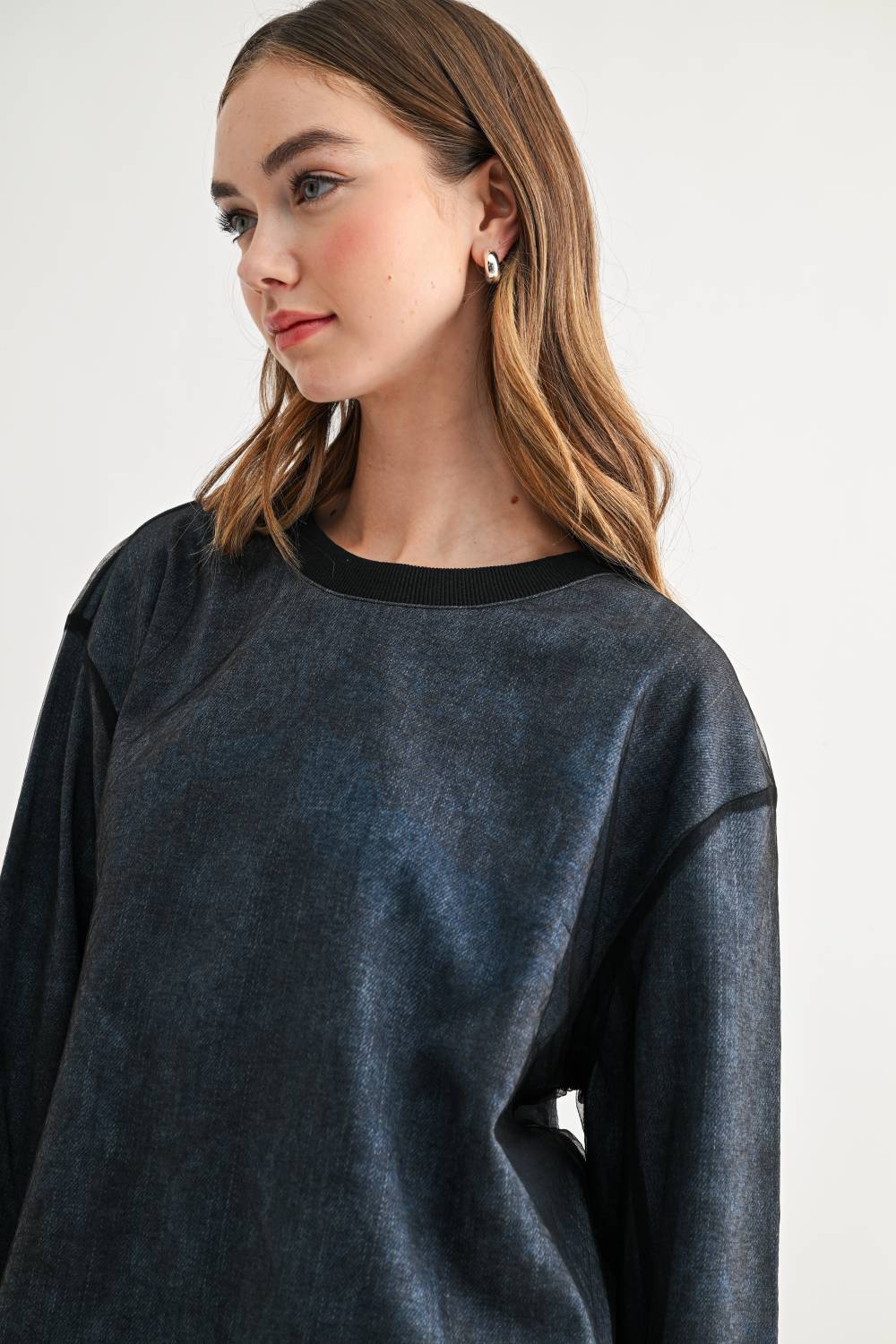 Navy Kalila Top