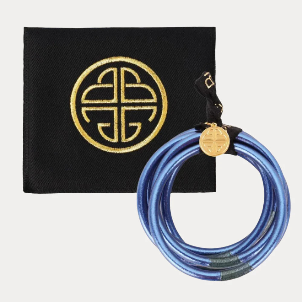 Budha Girl Marine All Weather Bangles® (Set of 6) - Serenity Prayer