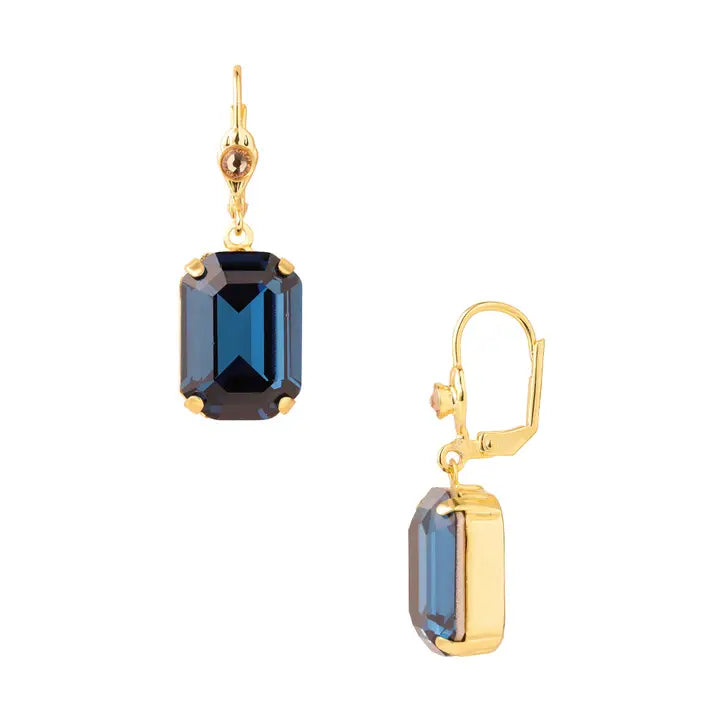 Sorrelli Kathleen Studded Dangle Earrings -Denim Moon
