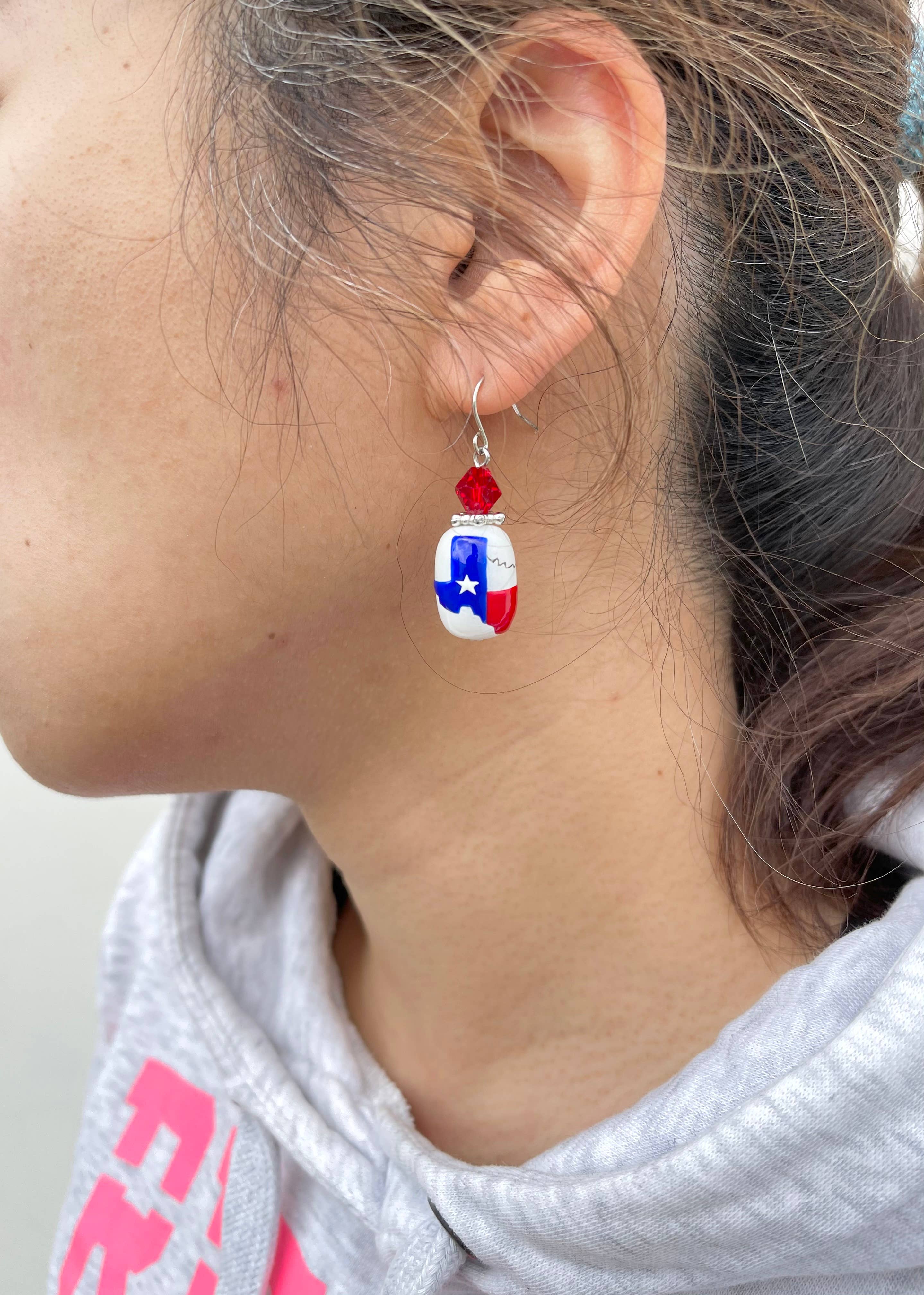 Texas Map Bracelet & Earrings
