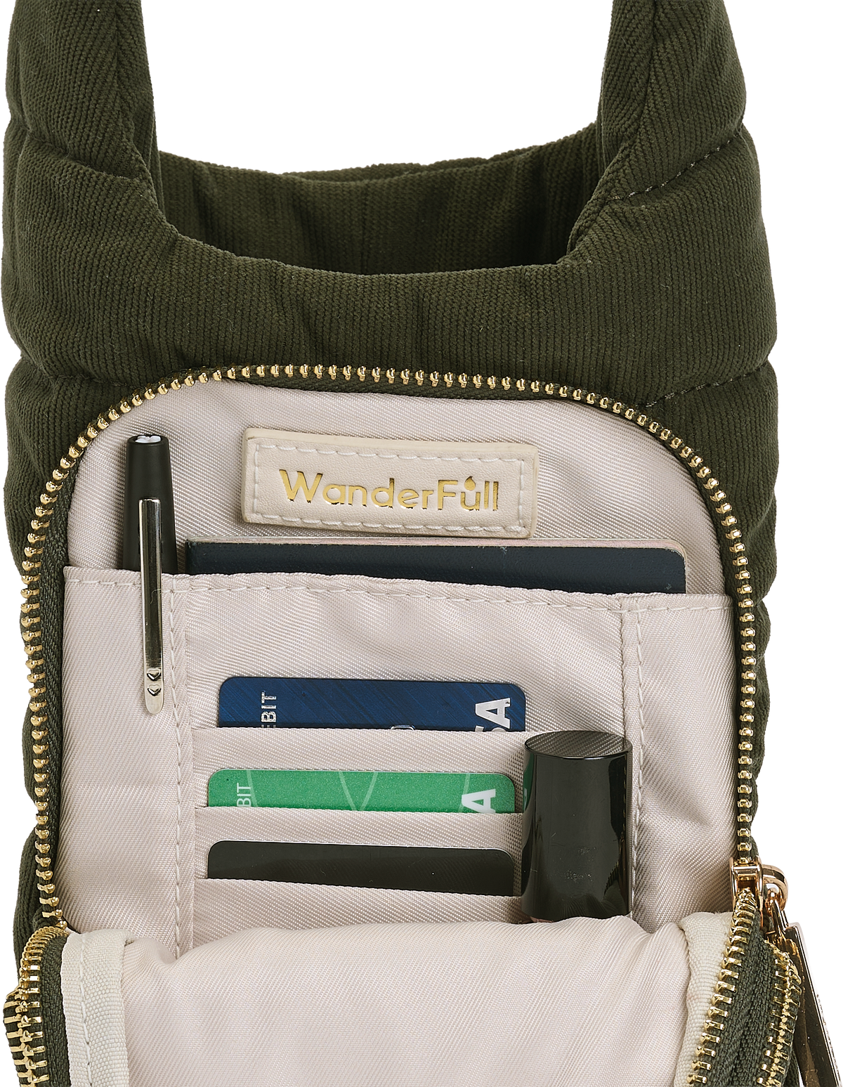 Wanderfull Forest Green Corduroy HydroBag®