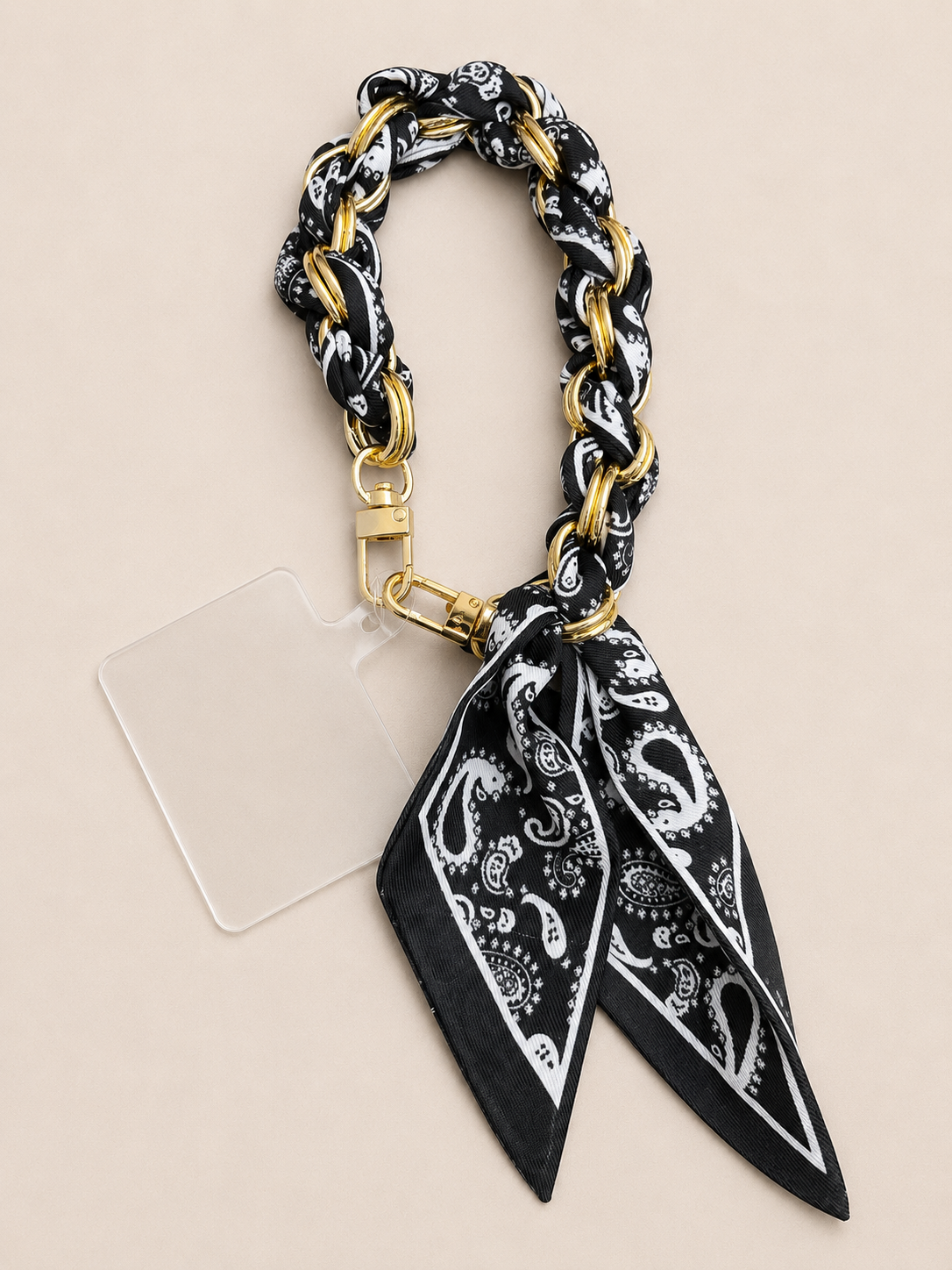 Scarf Chain Bag Tag/Phone Holder