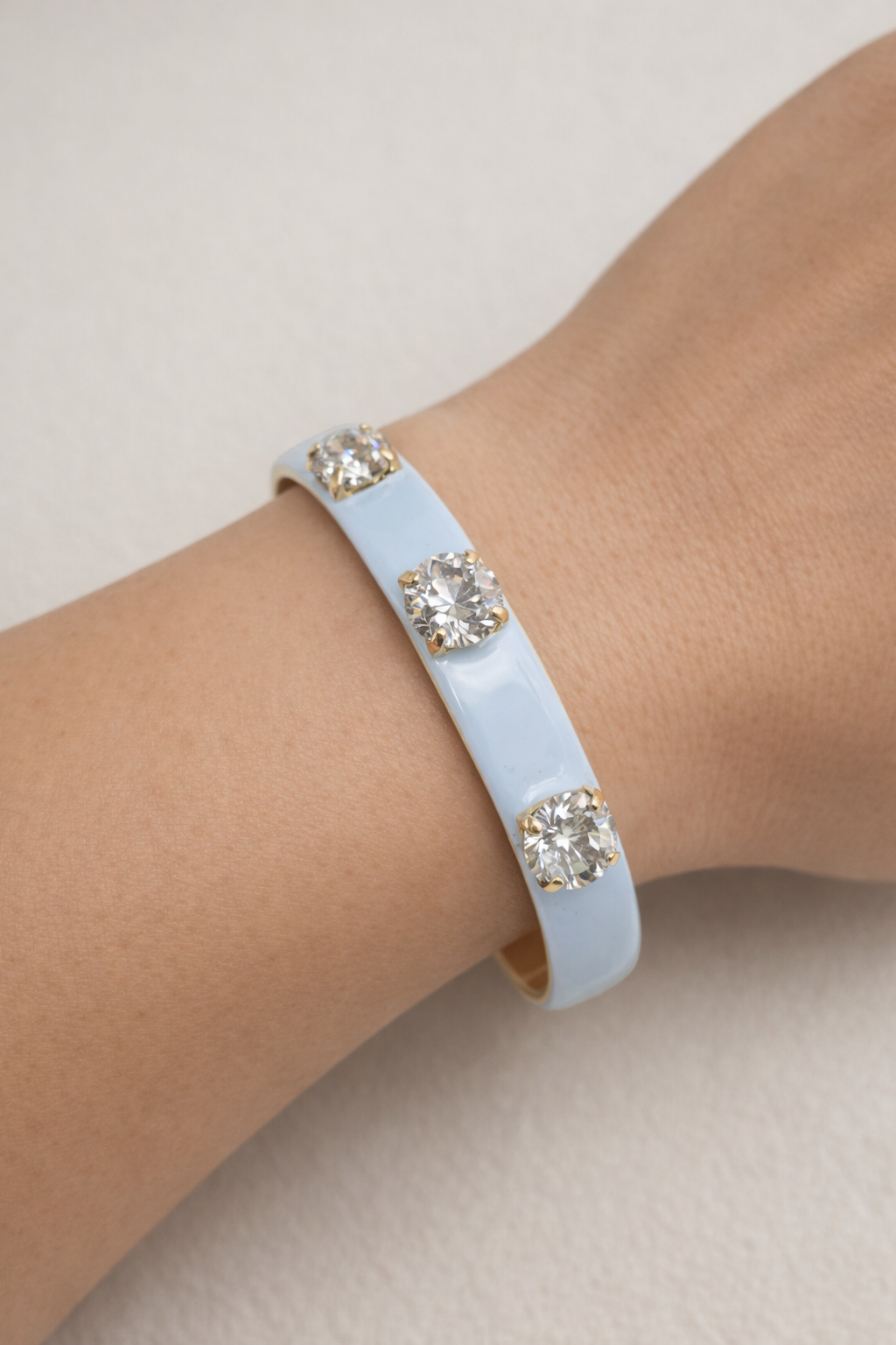 Tova Kennedy Cuff Bracelet -  Light Blue