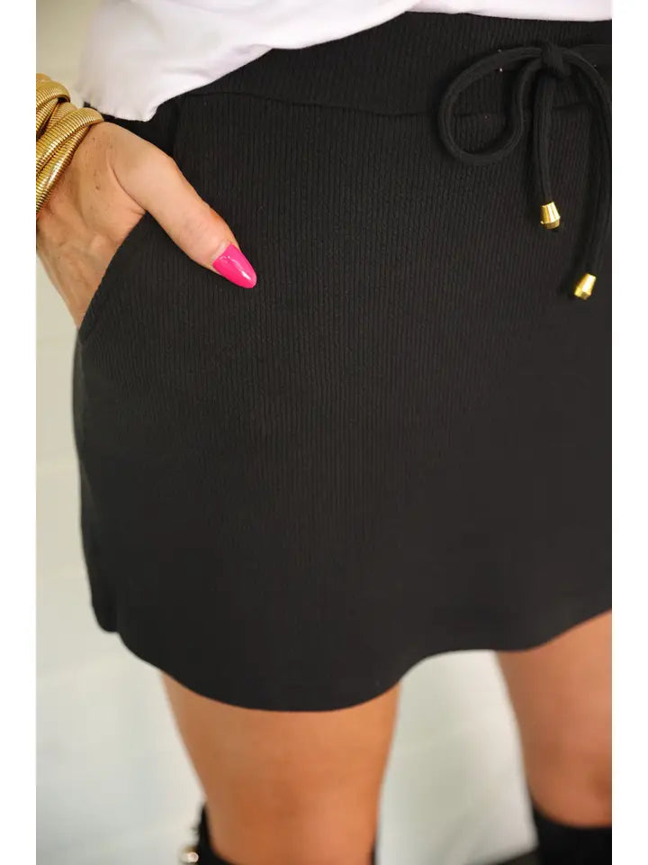 Well Loved Ribbed Skort