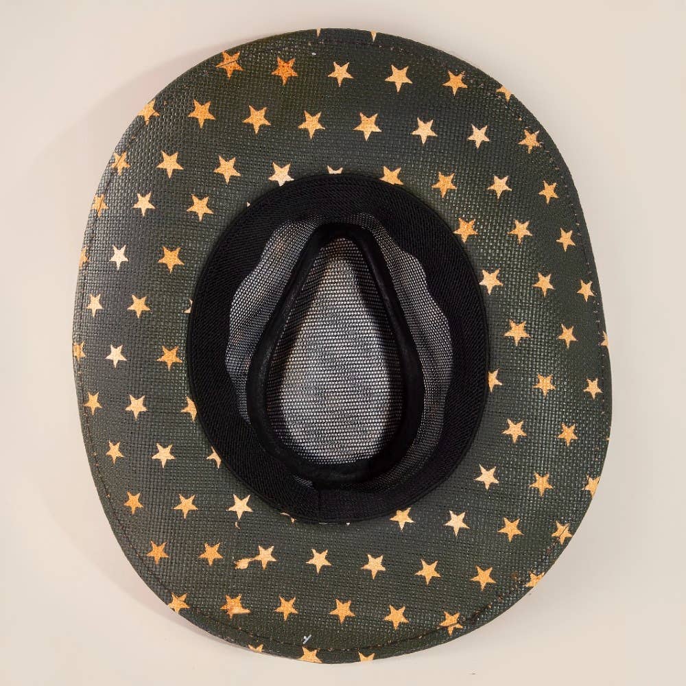 Patriotic Vintage American Flag Cowboy Hat