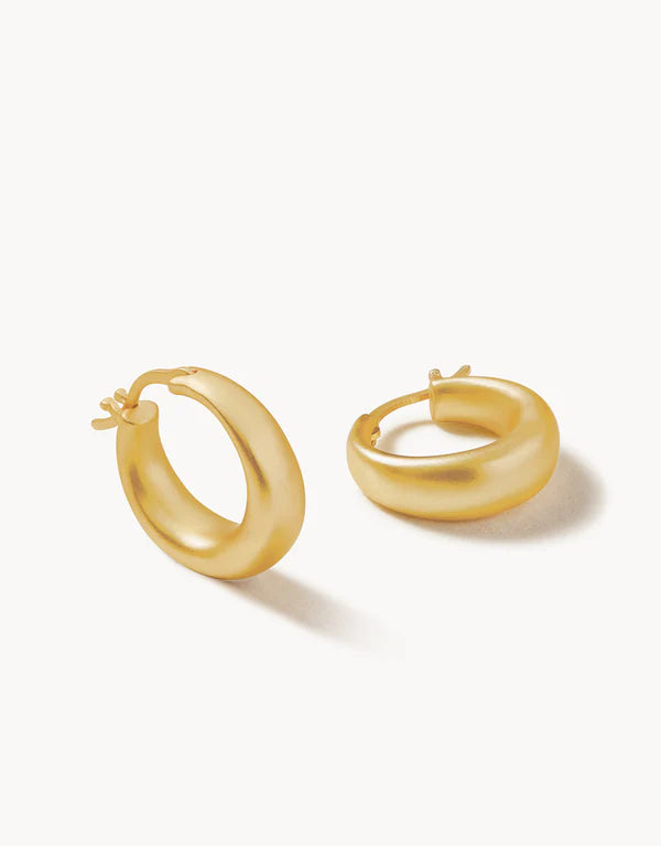 Spartina Mod Balloon Hoop Earrings Gold