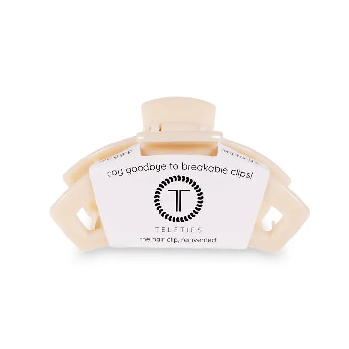 Open Hair Clip | Medium | Almond Beige