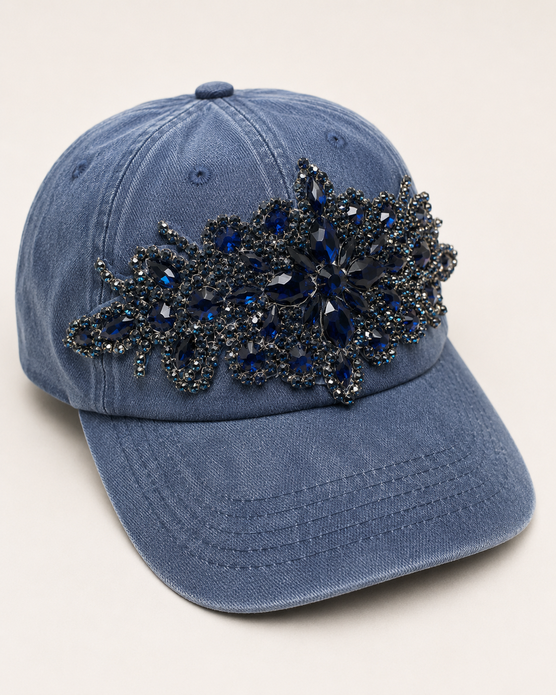 Crystal Bling Vintage Baseball Cap