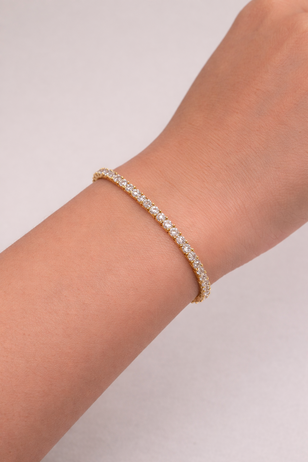 Small Stone Tennis Bracelet