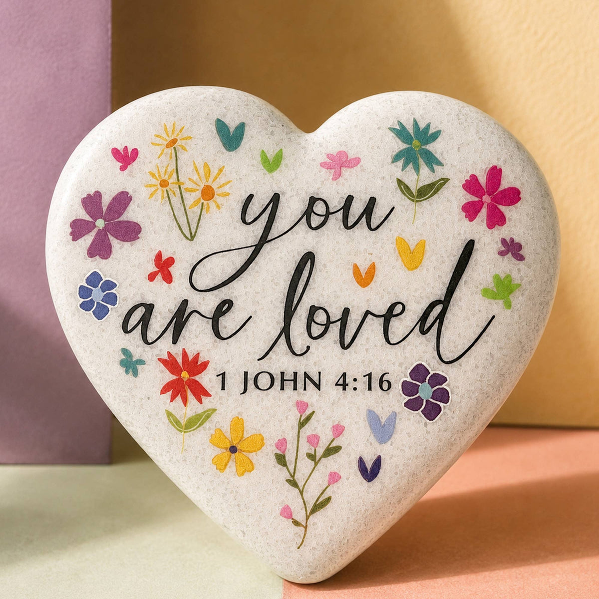 You Are Loved Floral Jewelry Tray