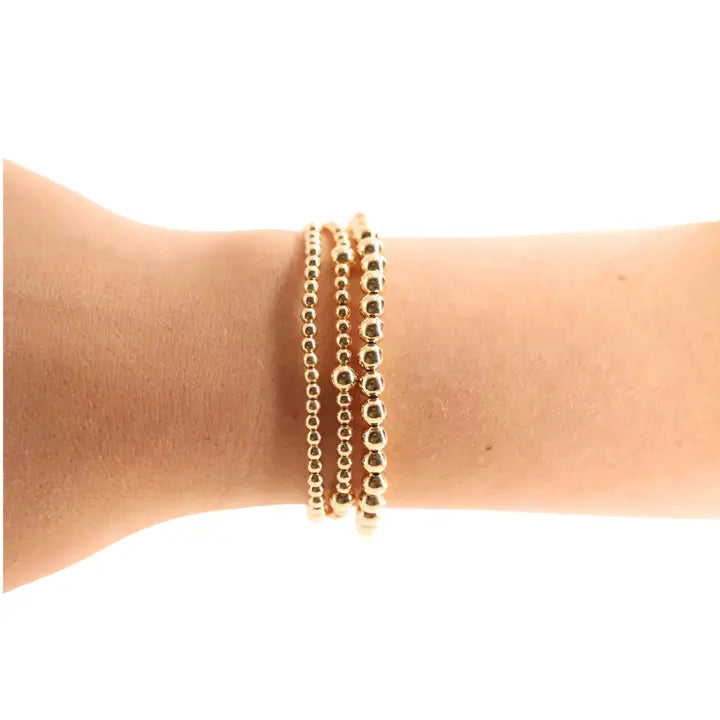 Beaded Blondes Gold Beaded Bracelet