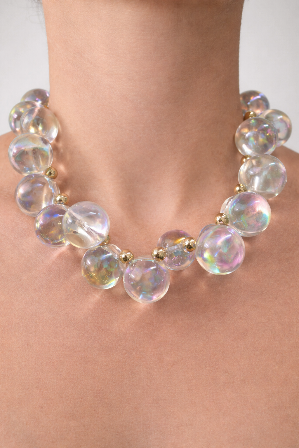 Bubble Beaded Necklace