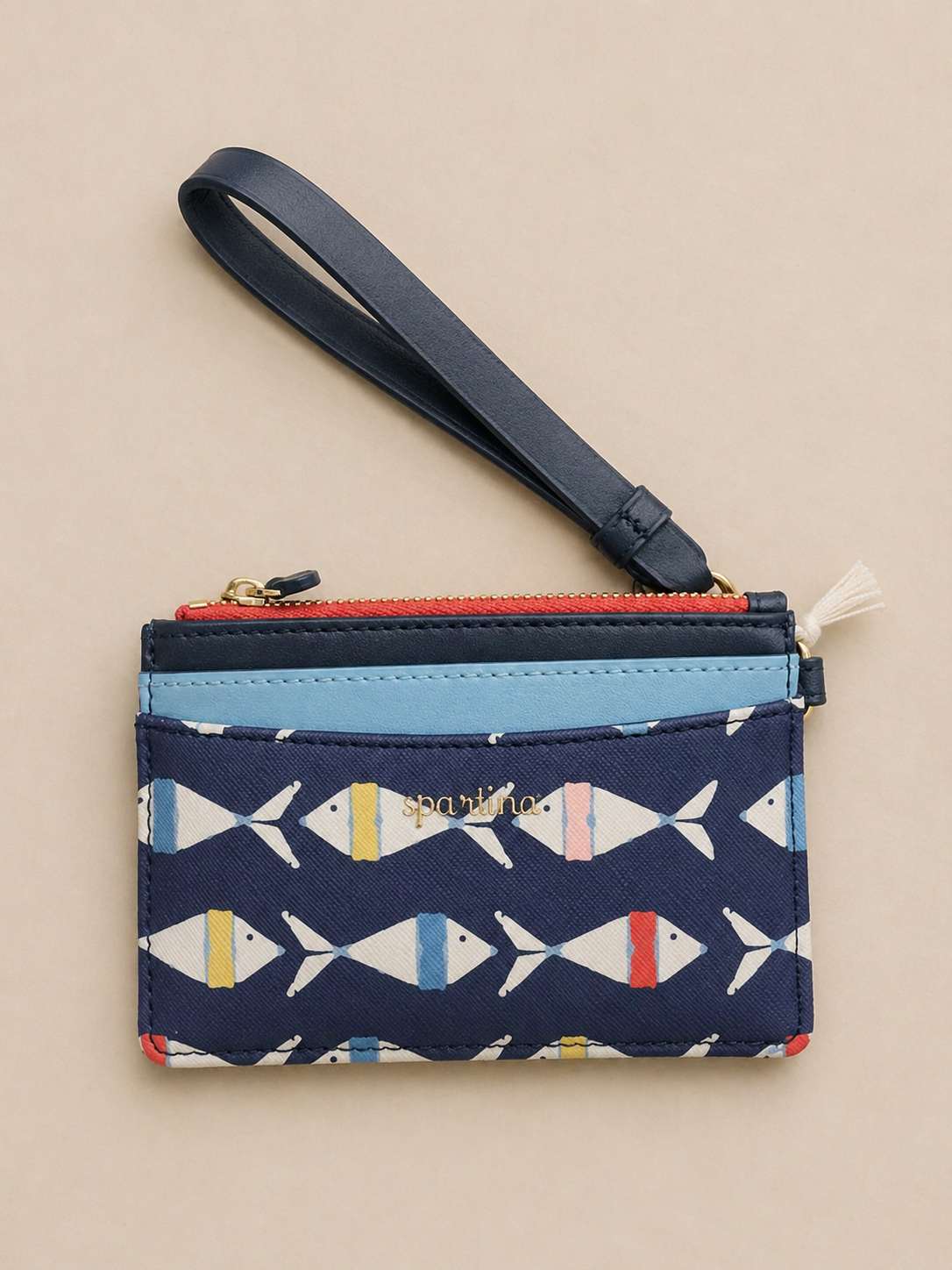 Spartina Flagler Resort Fish Slimcard Coinpurse