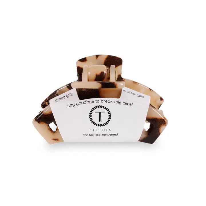 Open Hair Clip | Tiny | Blonde Tortoise