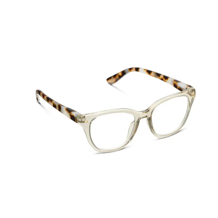 Peepers Lenora Blue Light Glasses - Fog/Chai Tortoise