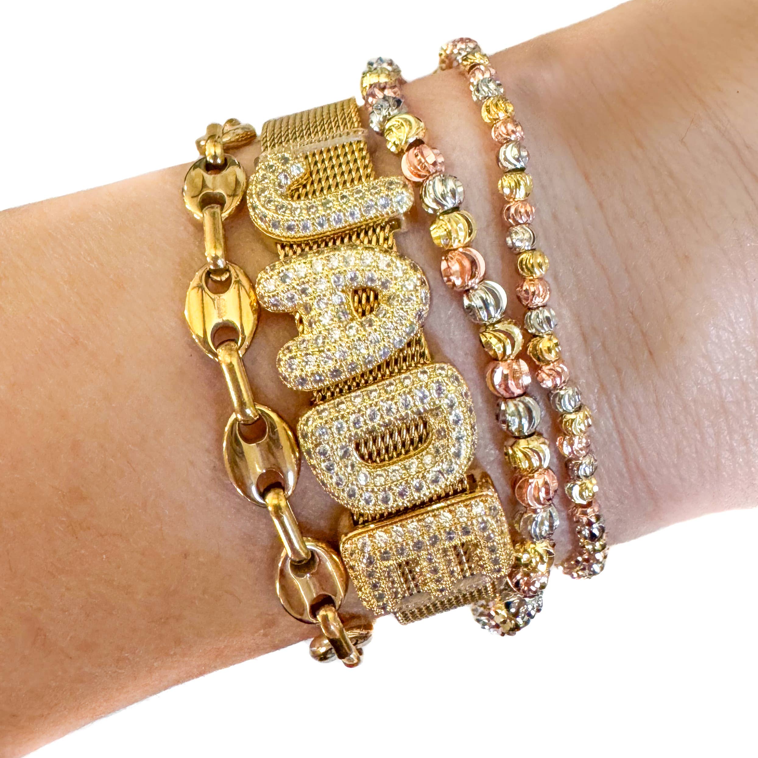Bling Slider Watch Band