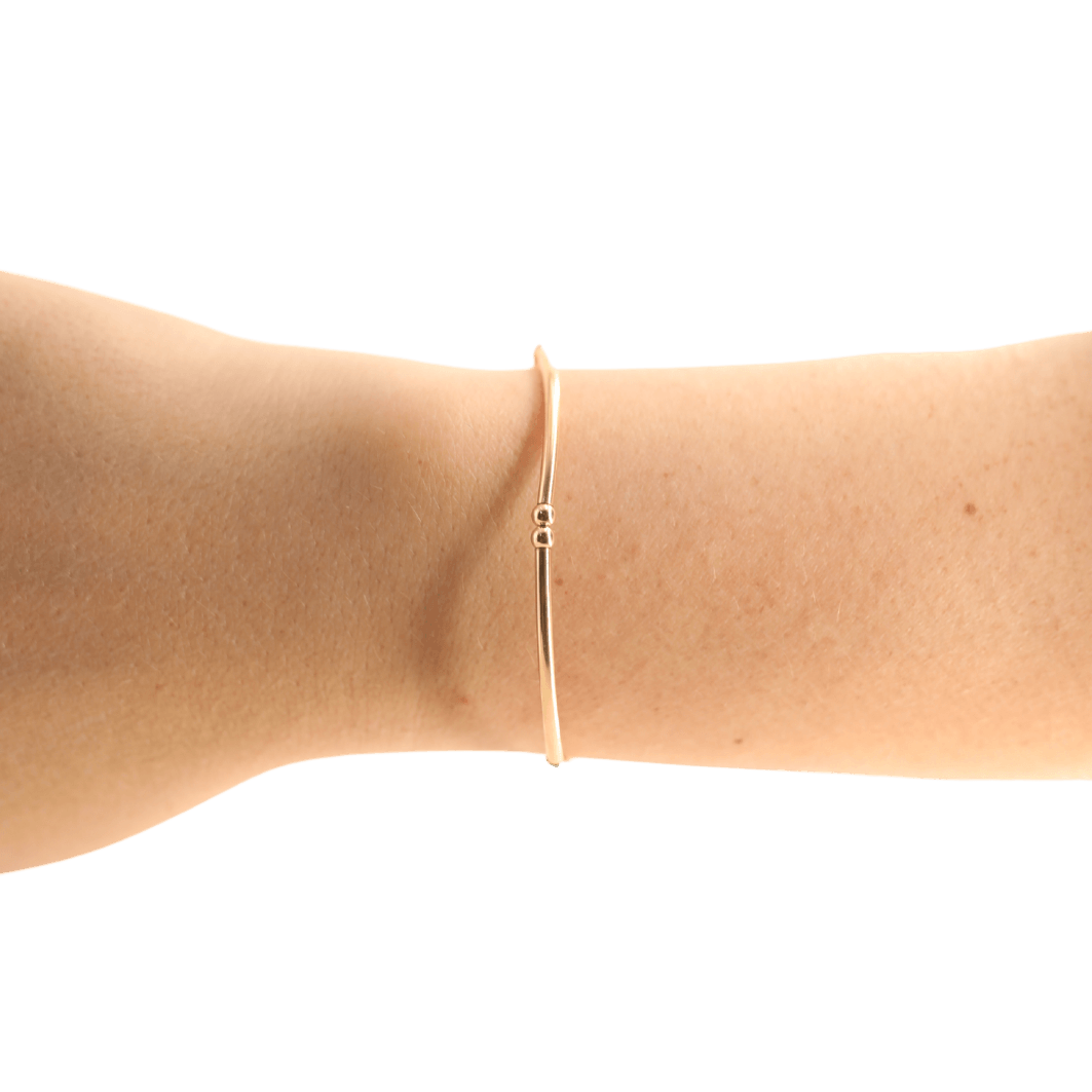 Mollie Bar Bracelet in Gold