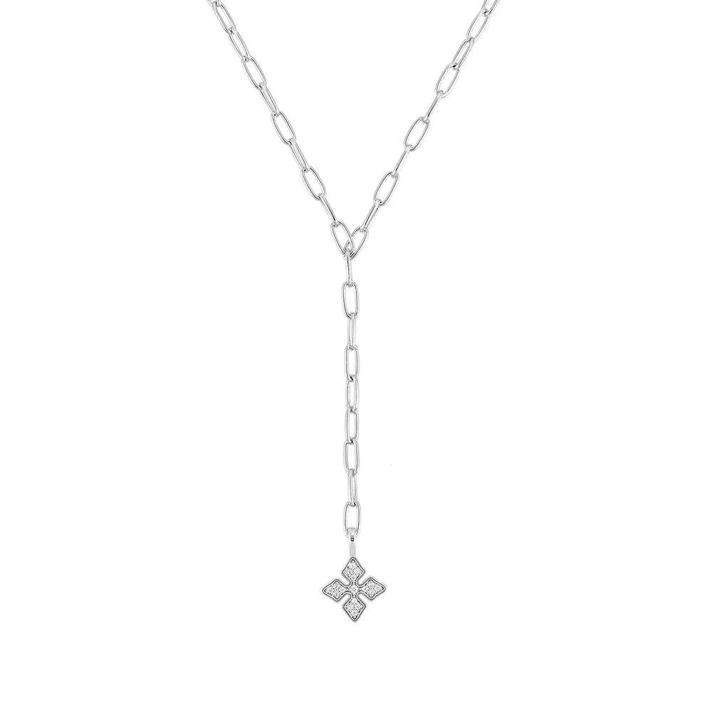 Natalie Wood Shine Bright Cross Necklace - Silver