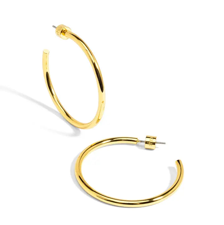 Medium Thin Hoop Earring