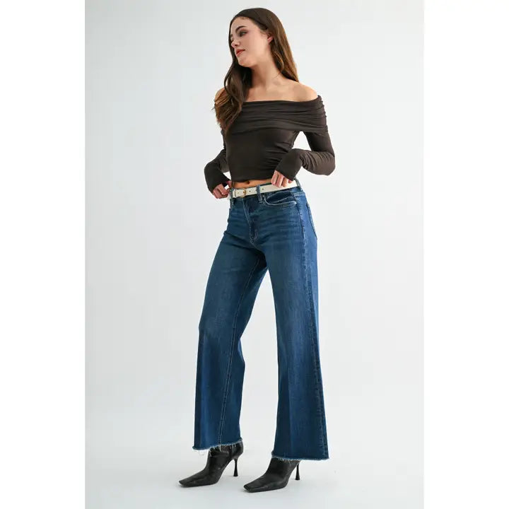 Mica High-Rise Wide Seams Trouser Hem