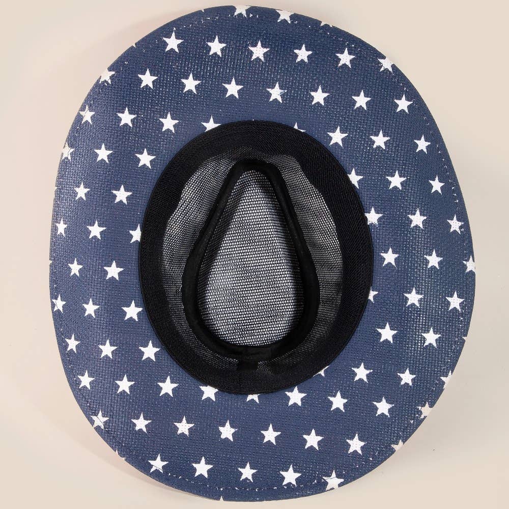Patriotic Classic American Flag Cowboy Hat