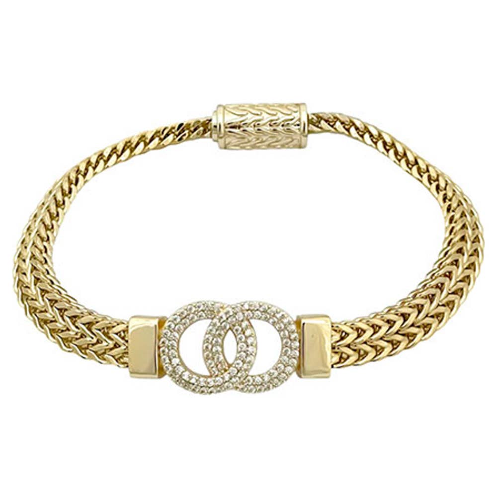 Double Circle Magnetic Bracelet
