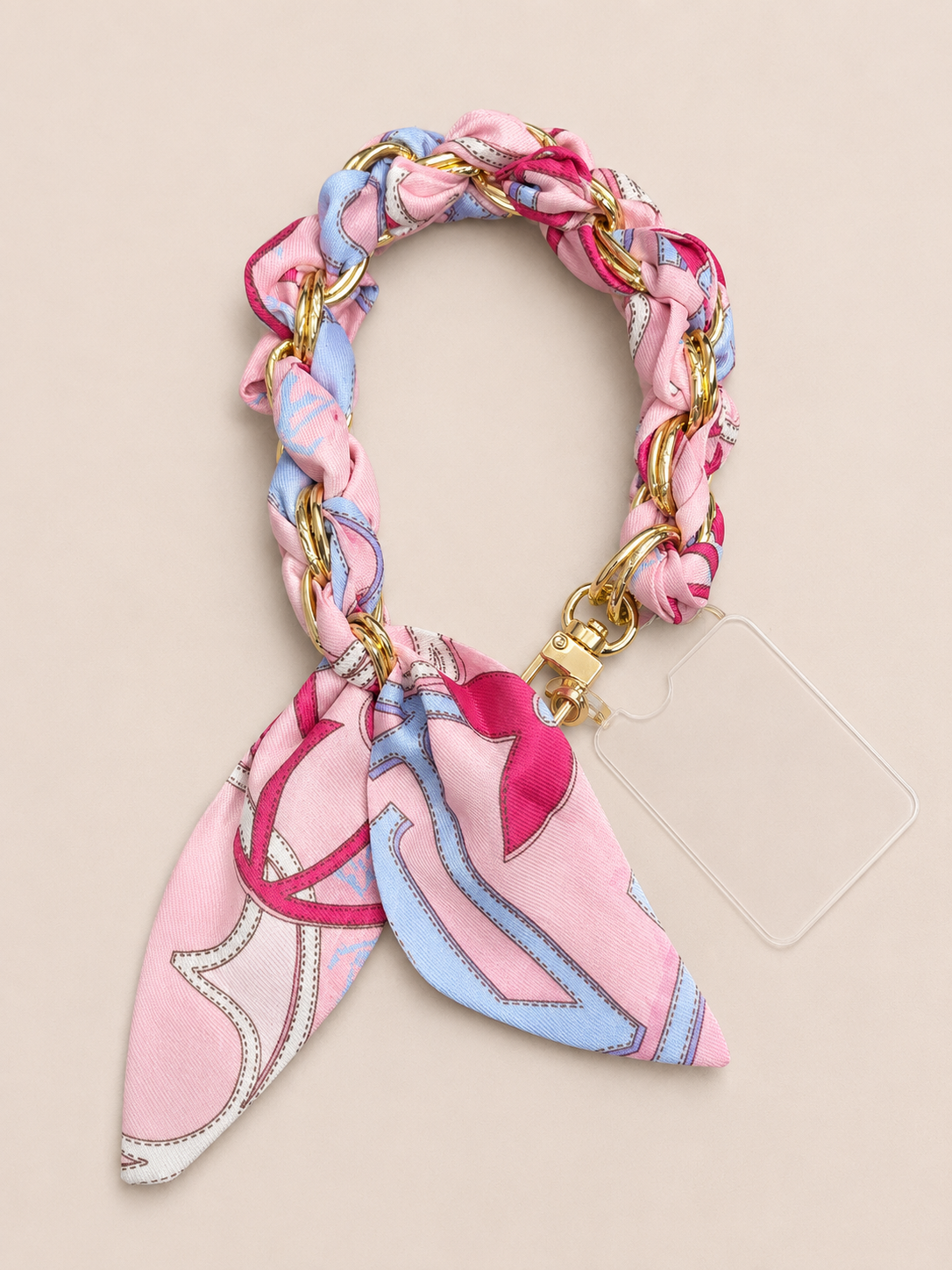 Scarf Chain Bag Tag/Phone Holder