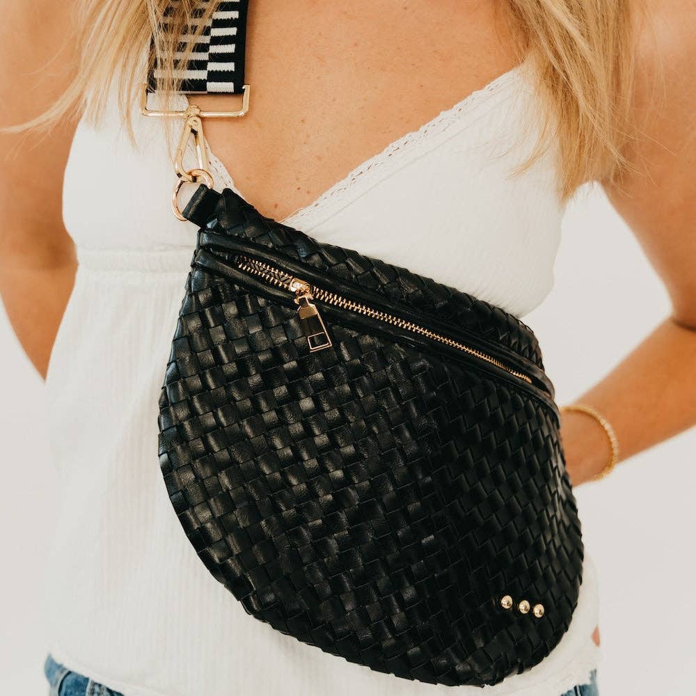 Westlyn Woven Bum Bag - Cherry Red