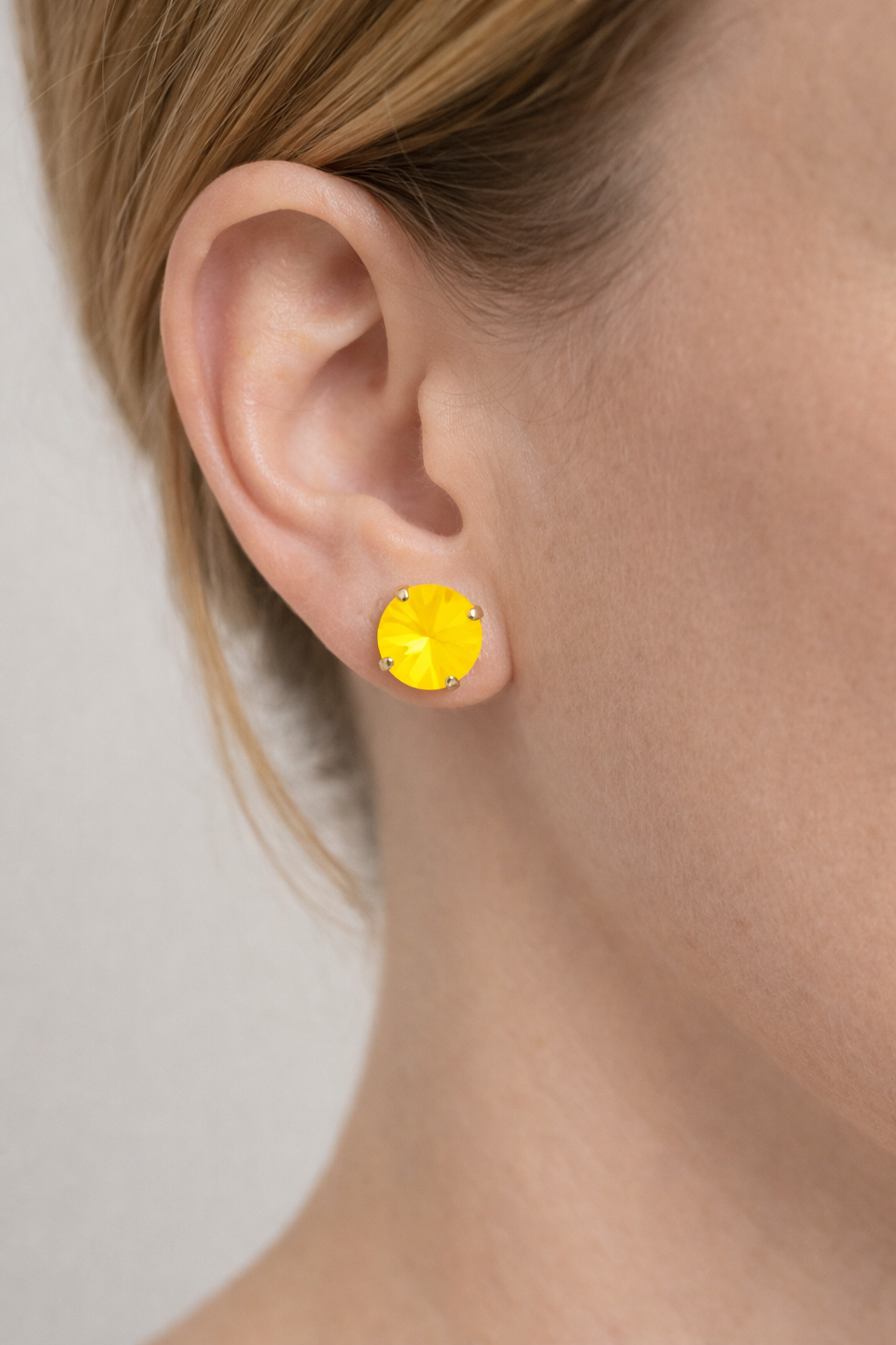 Tova The Basics Studs - Yellow Opal
