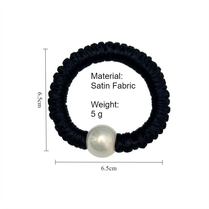 Earl Satin Scrunchie High Elasticity Ponytail Holder