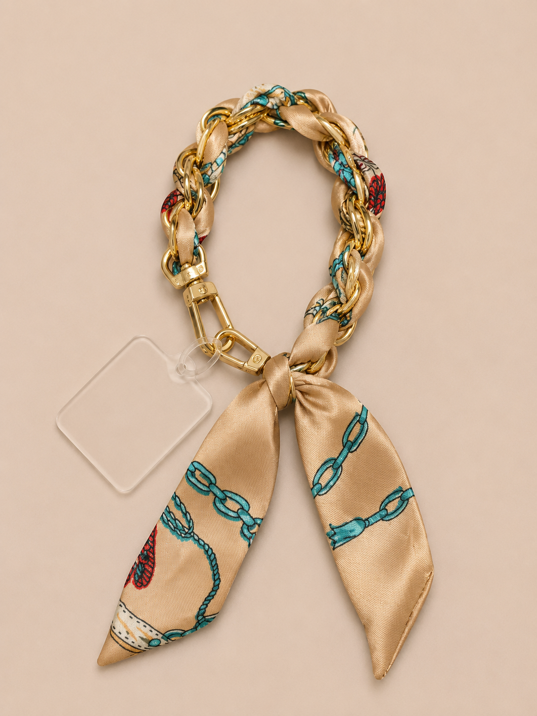 Scarf Chain Bag Tag/Phone Holder