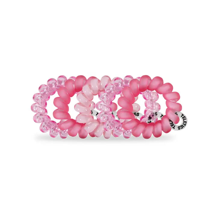 Spiral Hair Coils | Tiny | Pretty in Pink Hair Ties